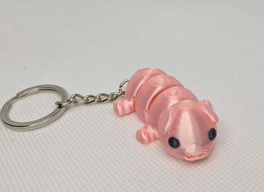 Simple Pig Keychain