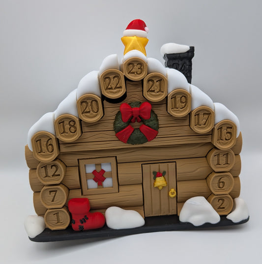 Advent Calendar - Log Cabin