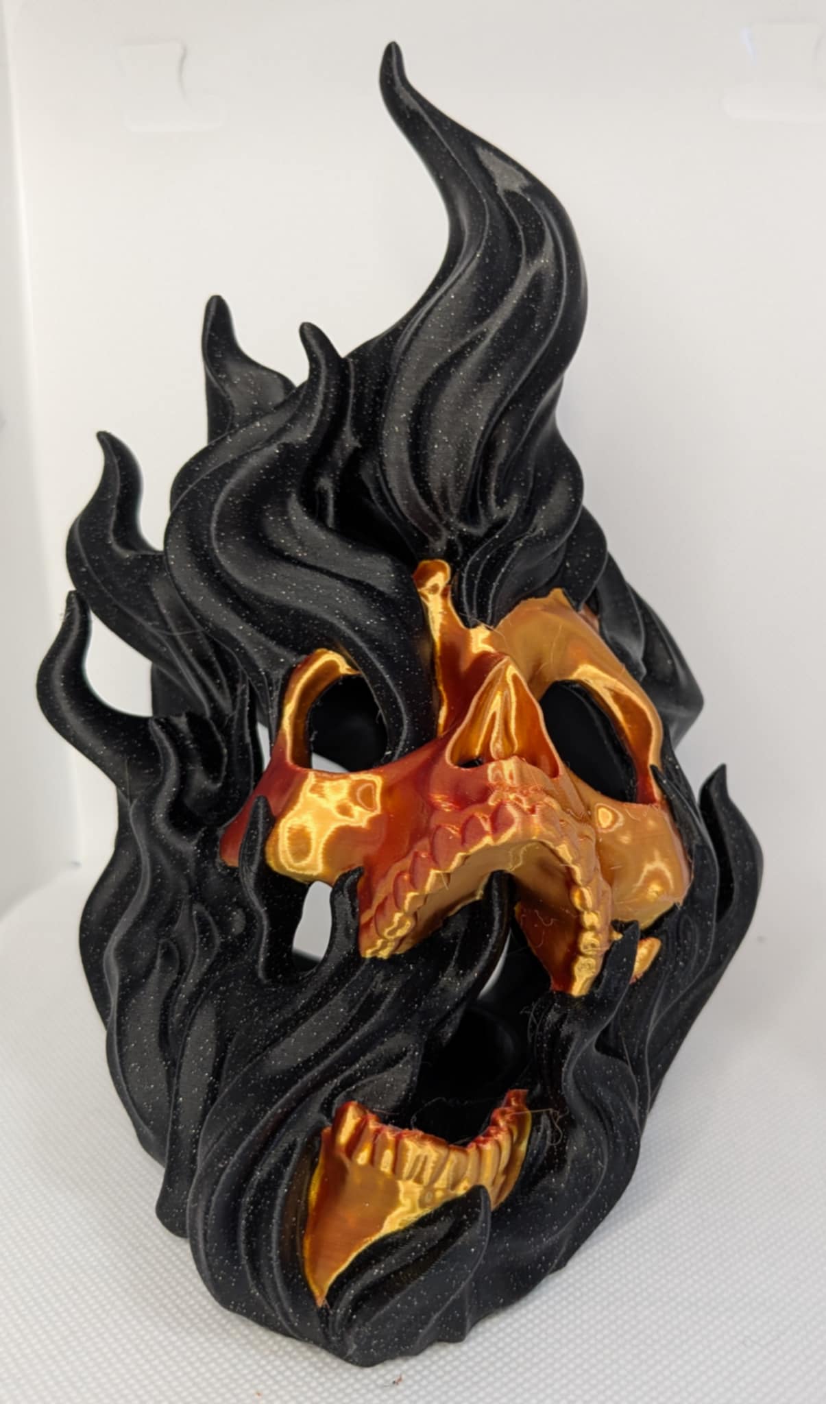 Flaming Skull Tealight