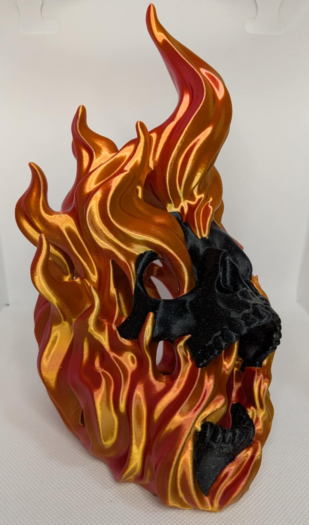 Flaming Skull Tealight