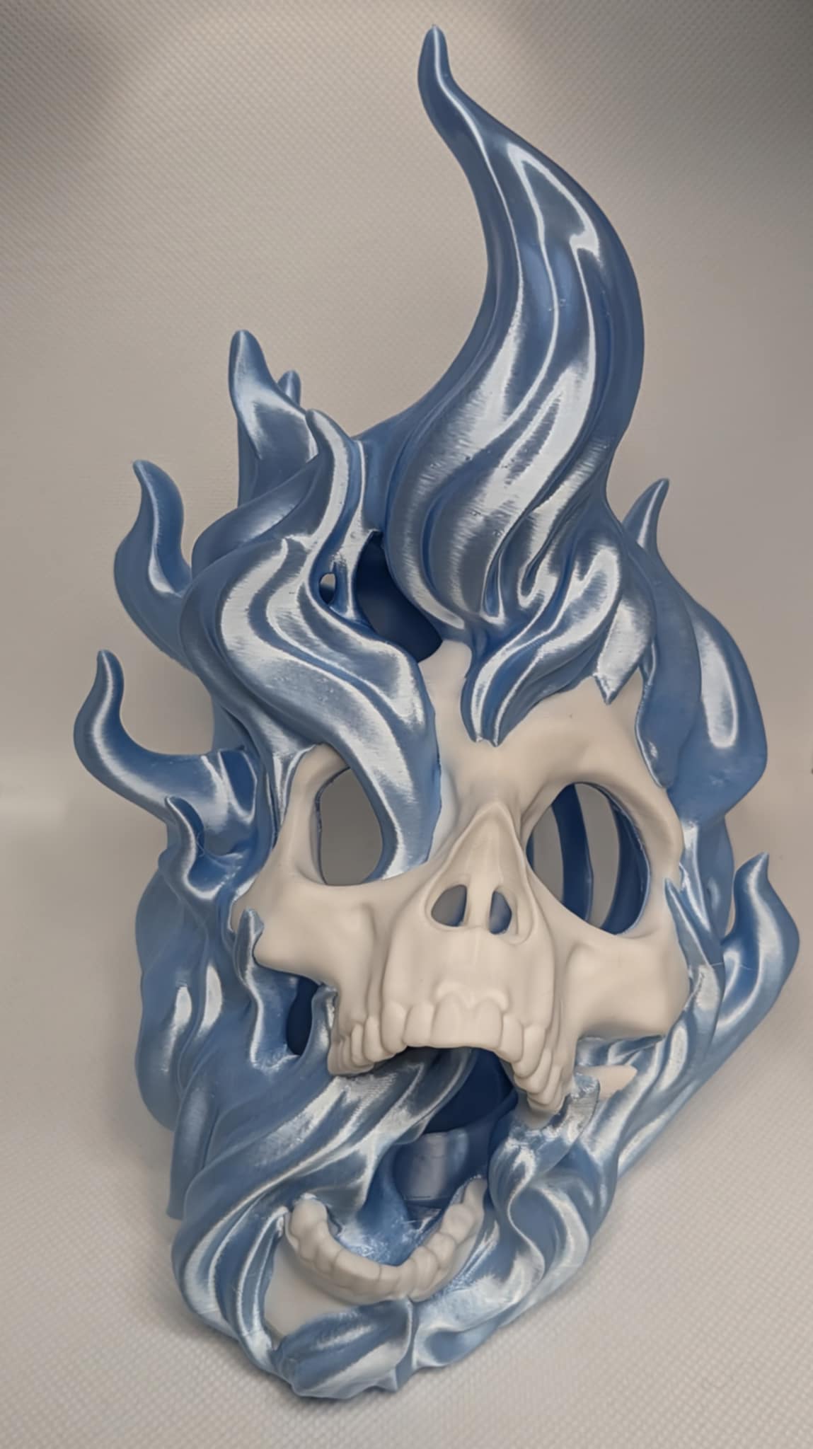 Flaming Skull Tealight