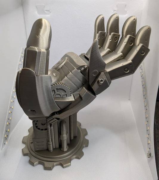 Mechanical Hand Game Controller Holder